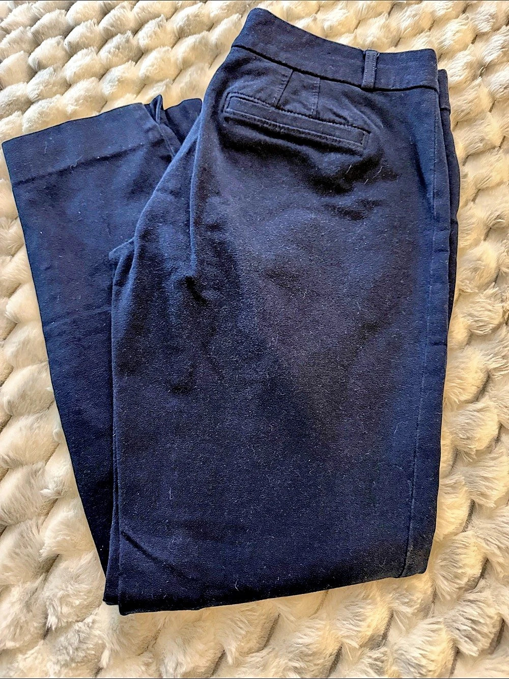 Banana Republic Sloan Fit Ankle Pant Women's Blue Trousers